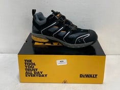 DEWALT INDUSTRIAL FOOTWEAR STEEL TOE TRAINERS CUTTER BLACK SIZE 8