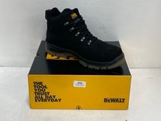 DEWALT INDUSTRIAL FOOTWEAR STEEL TOE STEEL PLATE BOOTS CHALLENGER BLACK SIZE 8