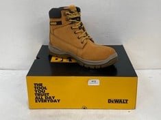 DEWALT INDUSTRIAL FOOTWEAR STEEL TOE STEEL PLATE BOOTS TITANIUM HONEY SIZE 8