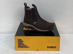 DEWALT INDUSTRIAL FOOTWEAR STEEL TOE STEEL PLATE BOOTS RADIAL BROWN SIZE 7