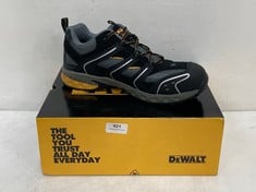 DEWALT INDUSTRIAL FOOTWEAR STEEL TOE TRAINERS CUTTER BLACK SIZE 9