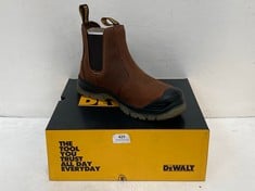 DEWALT INDUSTRIAL FOOTWEAR STEEL TOE STEEL PLATE BOOTS NITROGEN BISON BROWN SIZE 9