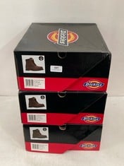 3 X DICKIES CLEVELAND STEEL TOE CAP BOOTS IN BROWN SIZE 11 - TOTAL LOT RRP £105