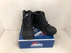 HIMALAYAN 5206 WATERPROOF SAFETY BOOTS IN BLACK SIZE 8