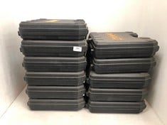 11 X DEWALT DCD710D2 EMPTY TOOLS CASE IN BLACK