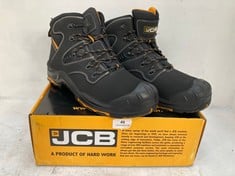 JCB COMPOSITE TOE BACKHOE/B SAFETY BOOTS IN BLACK WATER SIZE 11