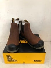 DEWALT INDUSTRIAL FOOTWEAR STEEL TOE STEEL PLATE BOOTS NITROGEN BISON BROWN SIZE 11