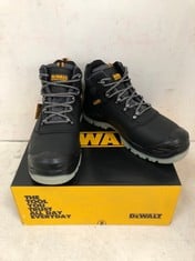 DEWALT INDUSTRIAL FOOTWEAR STEEL TOE STEEL PLATE BOOTS LASER BLACK SIZE 7