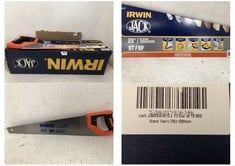 11 X IRWIN JACK 20" / 500MM UNIVERSAL PLUS 880 HAND SAWS