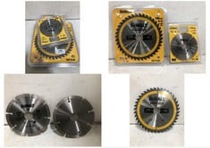 4 X DEWALT DT20455-0Z DRY DIAMOND BLADE TO INCLUDE 5 X DEWALT DT1945 190 X 30MM CIRCULAR SAW BLADE (18+ ID REQUIRED)