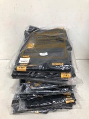 APPROX 8 X ASSORTED WORK WEAR TO INCLUDE DEWALT HAMDEN WORK SHORTS IN BLACK SIZE 38