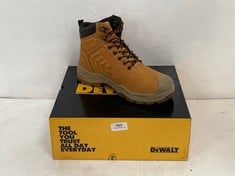 DEWALT STEEL TOE CAP AND PLATE MENTOR SAFETY BOOTS IN HONEY SIZE 7