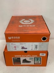 SCRUFFS SABATAN HRO COMPOSITE TOE AND PLATE SAFETY BOOTS SIZE 7 TO INCLUDE BASE DEALER STEEL TOE CAP SAFETY BOOTS SIZE 11