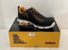 DEWALT STEEL TOE AND NON METALLIC PLATE KRYPTON SAFETY TRAINERS IN BLACK SIZE 8