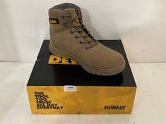 DEWALT STEEL TOE CAP AND PLATE LIMA SAFETY SHOES IN STONE SIZE 9