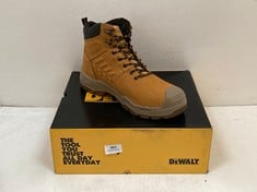 DEWALT STEEL TOE CAP AND PLATE MENTOR SAFETY BOOTS IN HONEY SIZE 10