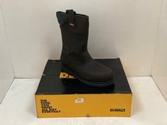 DEWALT STEEL TOE CAP AND PLATE RIGGER SAFETY BOOTS IN BROWN SIZE 10