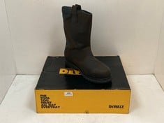 DEWALT STEEL TOE CAP AND PLATE RIGGER SAFETY BOOTS IN BROWN SIZE 10