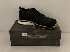 SOLID GEAR SG76004 SAFETY TRAINERS IN BLACK SIZE 9 - RRP £140