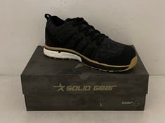 SOLID GEAR SG76004 SAFETY TRAINERS IN BLACK SIZE 8 - RRP £140