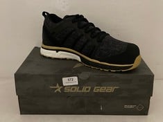 SOLID GEAR SG76004 SAFETY TRAINERS IN BLACK SIZE 8 - RRP £140