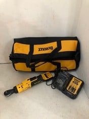 DEWALT 18V BRUSHLESS OPEN HEAD RATCHET - MODEL NO. DCF504D1 - RRP £180