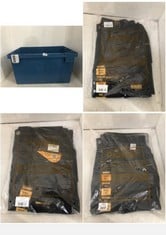 BOX OF ASSORTED DEWALT TROUSERS TO INCLUDE DEWALT REGULAR FIT W34 PRO STRETCH TROUSERS