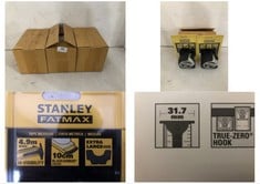 3 X BOXES OF STANLEY FATMAX TAPE MEASURES