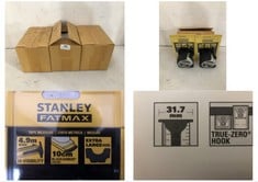 3 X BOXES OF STANLEY FATMAX TAPE MEASURES