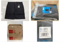 2 X BOXES OF OX WORKER SHORTS IN BLACK - SIZE 38