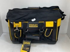 STANLEY FATMAX COVERED TOOL BAG (FMST519100) TO INCLUDE ASSORTED STANLEY TOOLS