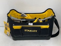 STANLEY 16" TOOL BAG TO INCLUDE ASSORTED STANLEY TOOLS