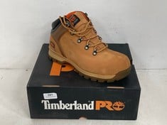 TIMBERLAND PR SPLITROCK XT COMPOSITE SAFETY TOE BOOTS IN BROWN - SIZE UK 7