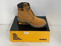 DEWALT TITANIUM HONEY (MUSHROOM MIDSOLE) STEEL TOE CAP SAFETY BOOTS- SIZE UK 10- RRP £90