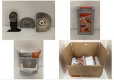 BOX OF ASSORTED TOOL/DIY ITEMS TO INCLUDE FEIN BEST OF METAL 6 PIECE