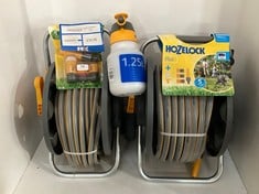 3 X ASSORTED HOZELOCK ITEMS TO INCLUDE HOZELOCK PLUS 50M AUTO REEL (RRP-£96)