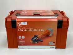 FEIN AKKU/CORDLESS CCG 18-115/125-10 AS PADDLE SWITCH ANGLE GRINDER 71220261 RRP- £286.80