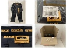 5 X MIXED WORK TROUSERS TO INCLUDE DEWALT VANCOUVER WORK TROUSER IN SIZE W 40" L 29" IN COLOUR GREY/BLACK