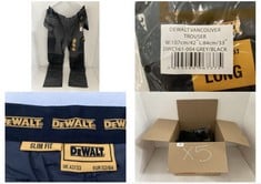 5 X DEWALT VANCOUVER TROUSER IN SIZE W 42" L 33" IN GREY/BLACK