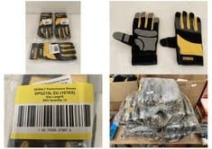 7 X DEWALT PERFORMANCE GLOVES SIZE L (PACK OF 12)- TOTAL RRP £924