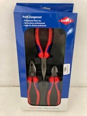 5 X ASSORTED TOOLS TO INCLUDED KNIPEX PROFESSIONAL PLIERS SET