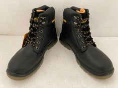 DEWALT TITANIUM BLACK STEEL TOE SAFETY BOOTS- SIZE UK 10