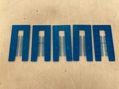 4 X FFX ITEMS TO INCLUDE FFX STANDARD U SHAPED PACKING SHIMS BLUE 50 X 100MM