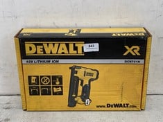 DEWALT 18V LITHIUM ION STAPLER - MODEL NO. DCN701N - RRP £269