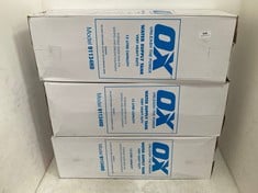 3 X BOXES OF OX PRO HEAVY DUTY WATER BOTTLES 15L - MODEL NO. 91134HD - RRP £70 EACH