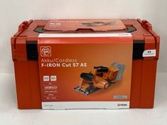 FEIN AKKU/CORDLESS F-IRON CUT 57 AS COMPACT CIRCULAR SAW 71360461000 RRP- £299.95