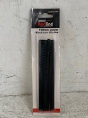 BOX OF ASSORTED ITEMS TO INCLUDE DRAPER REDLINE 150MM JUNIOR HACKSAW BLADES (18+ ONLY)