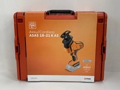 FEIN AKKU/CORDLESS ASAS 18-21 K AS COMPACT CORDLESS RECIPROCATING SAW 71330161000 RRP- £242.99