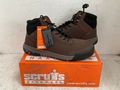 SCRUFFS SWITCHBACK 3 SAFETY BOOTS IN BROWN SIZE 12