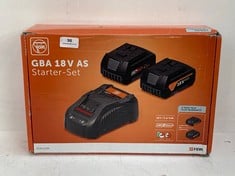 FEIN AKKU-STARTER-SET GBA 18 V 5.0AH AS 92604246240 RRP- £204.76